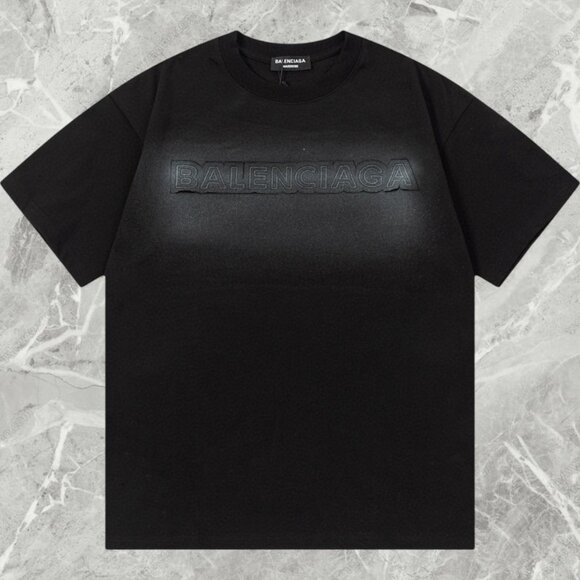 Balenciaga men's black short sleeve